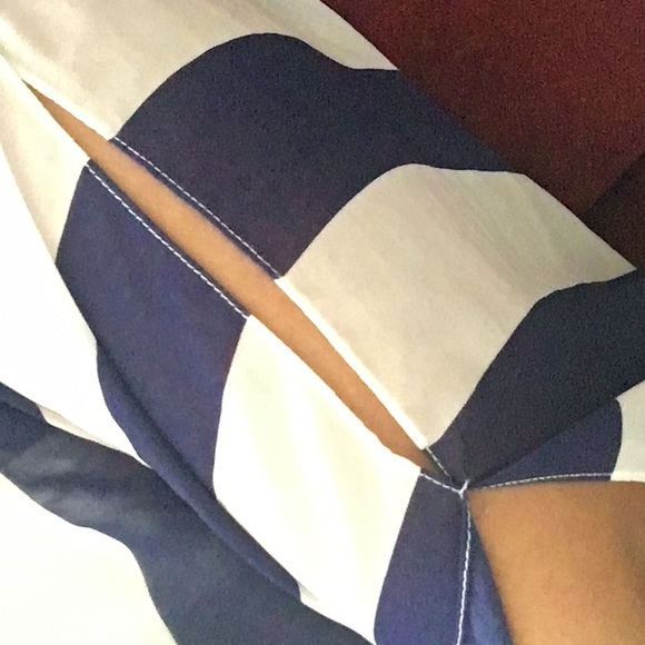 💙BeBe Blue&White stripped top 💙 - Picture 7 of 8